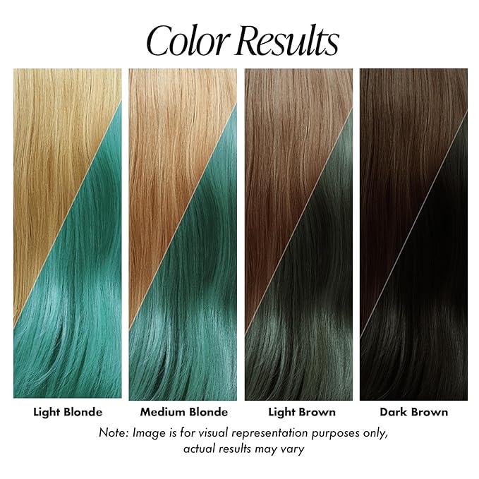 Adore Semi Permanent Hair Color (195 Jade) | Vegan & Cruelty-Free Green Hair Dye | No Ammonia, No Peroxide, No Alcohol | 4 Fl Oz