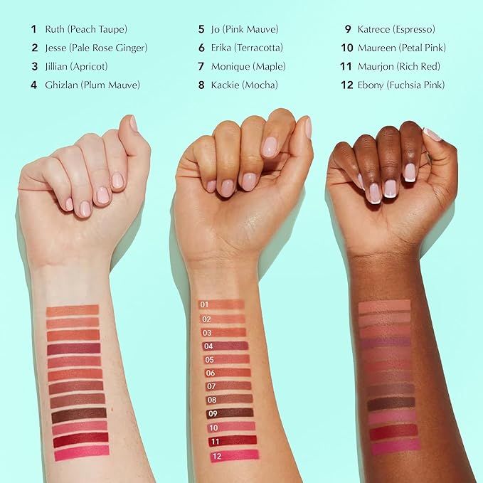 Thrive Causemetics Lip Filler Long-Wearing + Plumping Lip Liner, Shea Butter Hydrating Lip Plumper Retractable Lip Liner Pencil, Built In Sharpener, Vegan & Cruelty Free, Jo (Pink Mauve)