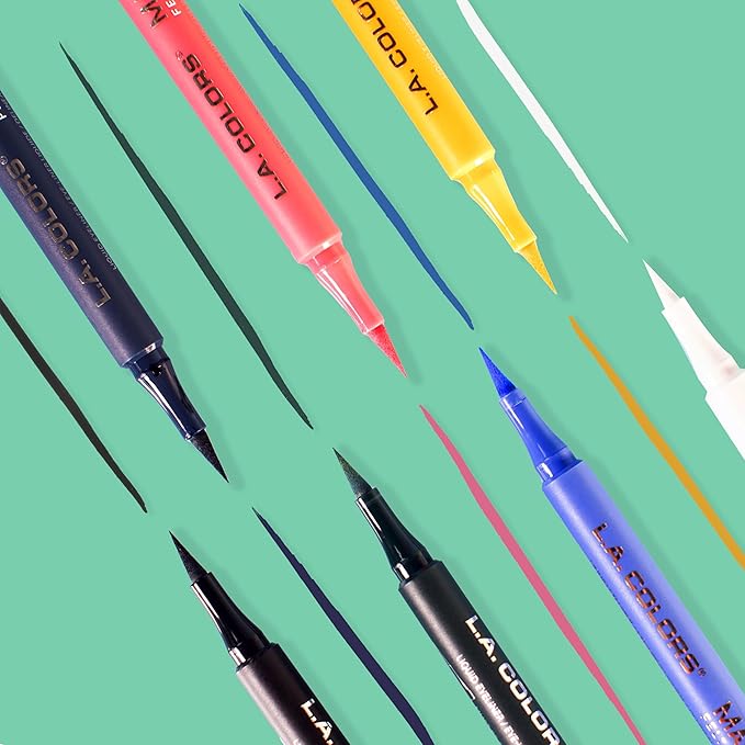 L.A. COLORS Mark & Line Felt Tip Eyeliner, Black CLE823
