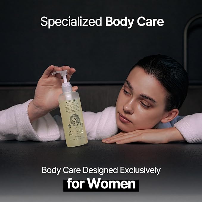 Manantio Women’s Vegan Body Cleanser, Premium Body Wash for Smooth Texture, Firmness & Hydration, Improves Skin Elasticity and Moisture Balance, 300ml / 10.14 fl oz