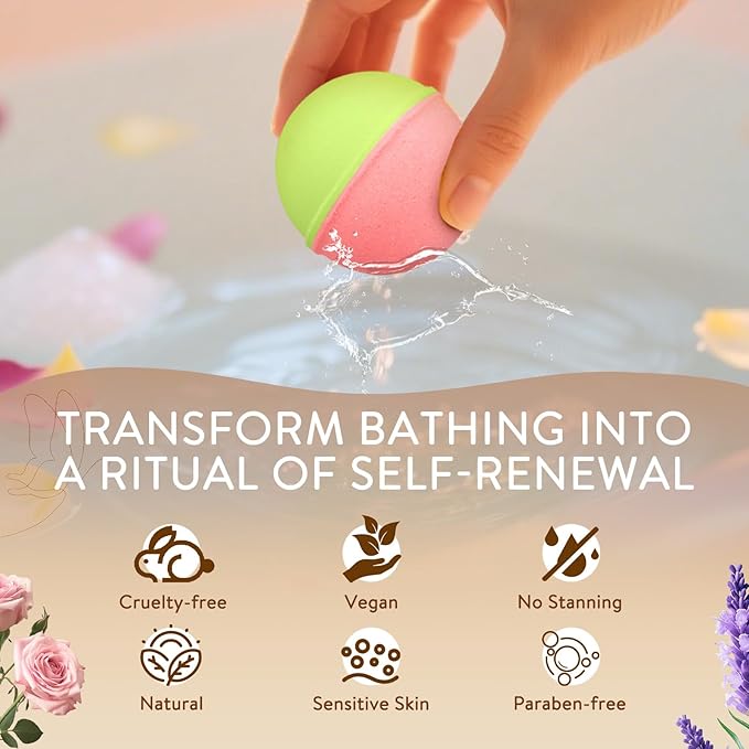 Bath Bombs for Women Gift Set, 20 Pcs Natural Bath Bombs with 10 Unique Scents, Handmade Fizzies with Shea Butter for Skin Moisturizing, Organic Relaxing Bubble Bath, Spa Gift for Mom Wife Girlfriend