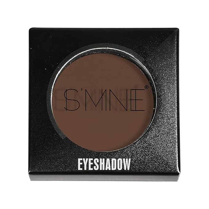 IS'MINE ISMINE Single Eyeshadow Powder Palette Matte Coffee, High Pigment, Longwear Single Brown Eye Makeup for Day & Night (#04)