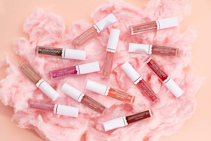 wet n wild Lip Cream Cloud Pout w/Marshmallow, Pink Marsh To My Mallow | Argan Oil | Vitamin E