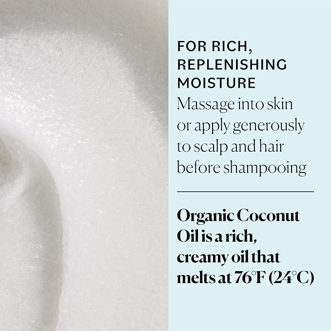 Sky Organics - Multipurpose Organic Coconut Oil for Skin & Hair, 16.9 fl oz - Extra Virgin Hair Oil & Body Moisturizer - Vitamins, Antioxidants & Fatty Acids - Vegan, Cruelty Free