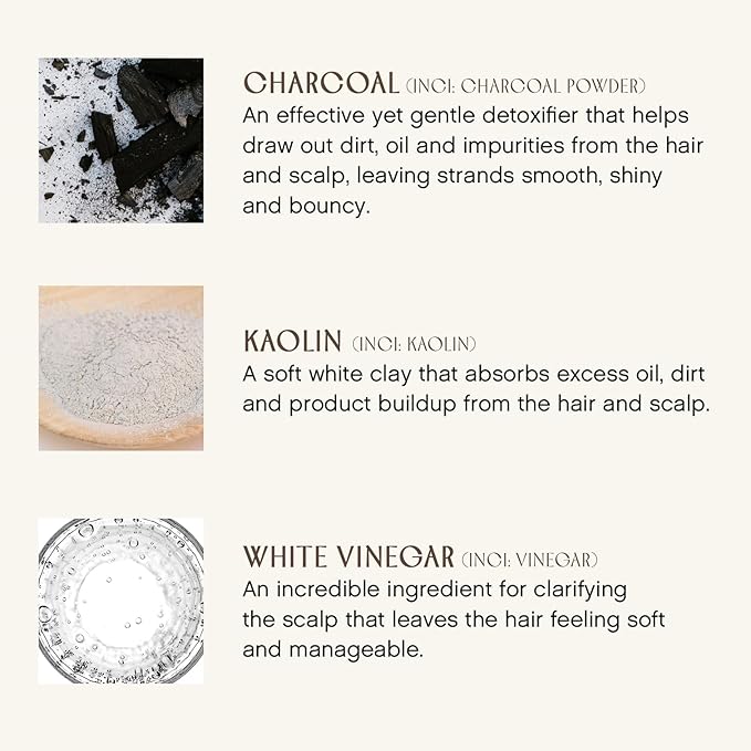 INNERSENSE Organic Beauty - Natural Detox Hair Mask | Cruelty-Free, Clean Haircare (6 fl oz |177 ml)