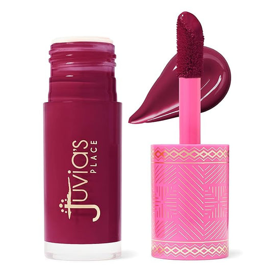 Juvia's Place Blushed Liquid Blush SweetBerries - Dewy Tint Cheeks Makeup Glow Pigment Effortless Beauty Long Lasting Cosmetics Soft Creamy Natural Buildable All Skin Color Light Flawless Finish Blend