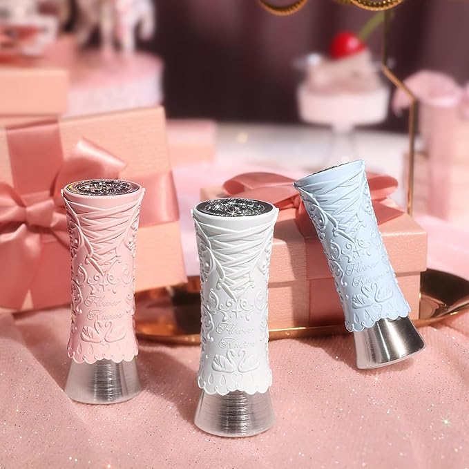 Flower Knows [GIFT] Swan Ballet Shine Lipstick,Hydrating Solid Lip Gloss,Moisturizing Nude peachy Tinted Lip Balm-Long Lasting Lip Gloss in Balm for Girls&Women,(B03 Sweet Heart)