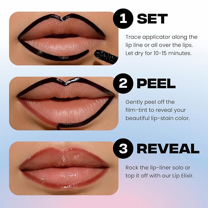 Sacheu Doll Face Bundle — High Pigment, Buildable, Long Lasting Luminous Glow in a Lightweight, Dewy Finish — Includes Lip Liner, Lip Elixir, & Cheek STAY-N