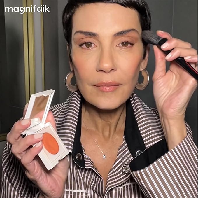 Magnifaik We Are in Color! - Cream Blush to Powder Blush with Innovative Texture - Vegan Face Makeup - Long Lasting Buildable Color - 0.12 oz