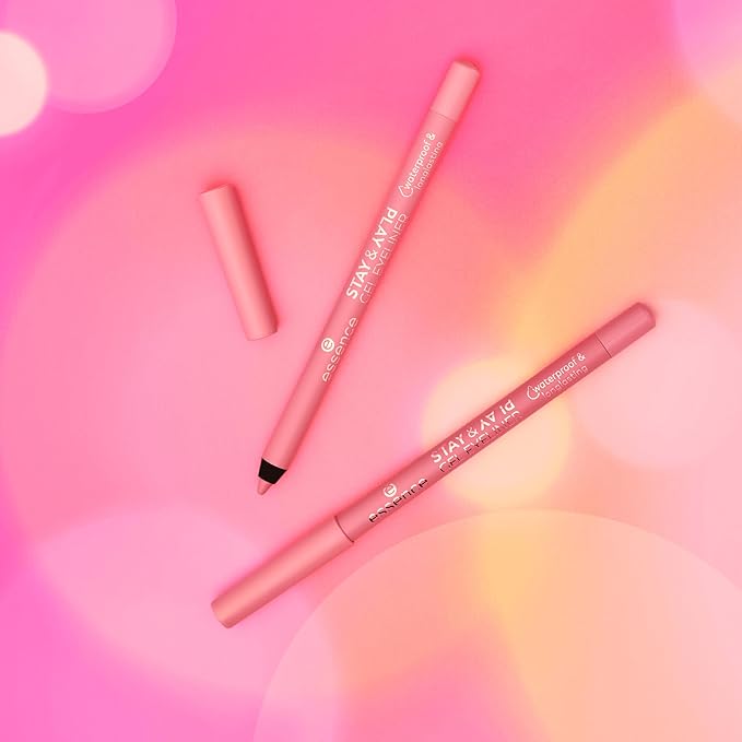 essence | Stay & Play Gel Eyeliner | Super Soft Gel-like Texture | Waterproof & Longlasting | Vegan & Cruelty Free (09 | Crush On Lavender)