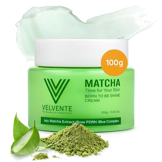 Matcha Hydrating Facial Moisturizer, Rose PDRN All-in-One Skin Face Cream for Redness, Dark Spot, Acne-Prone Skin, Brightening, Anti-Aging, Barrier Support Cream, Korean Skincare 3.53 oz