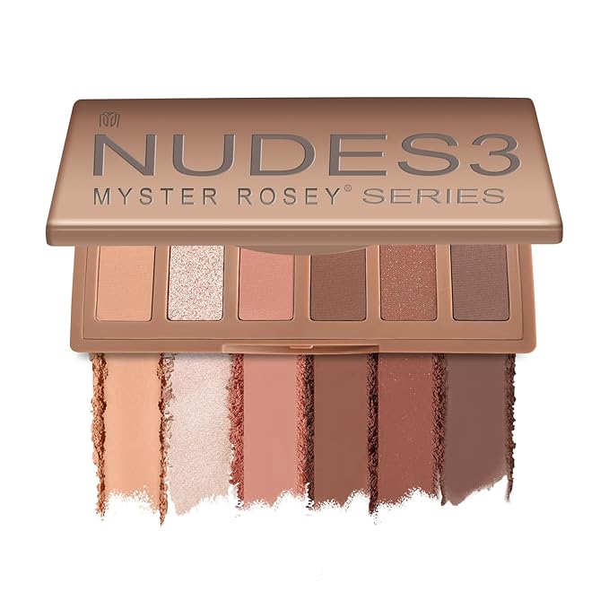 6 Colors Eyeshadow Palette (Rose Gold Brown)