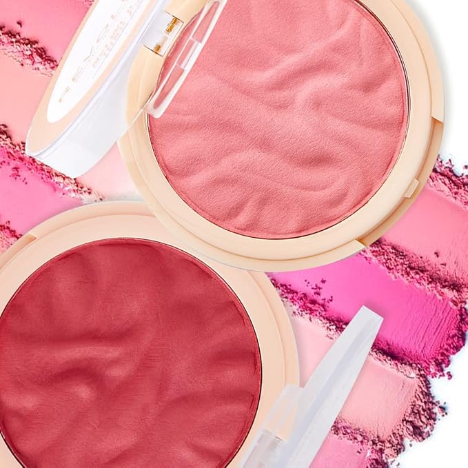 Revolution Beauty London, Blusher Reloaded, Pressed Powder Face Blusher, Highly Pigmented & Long-Lasting Formula, Ballerina, 0.26 oz