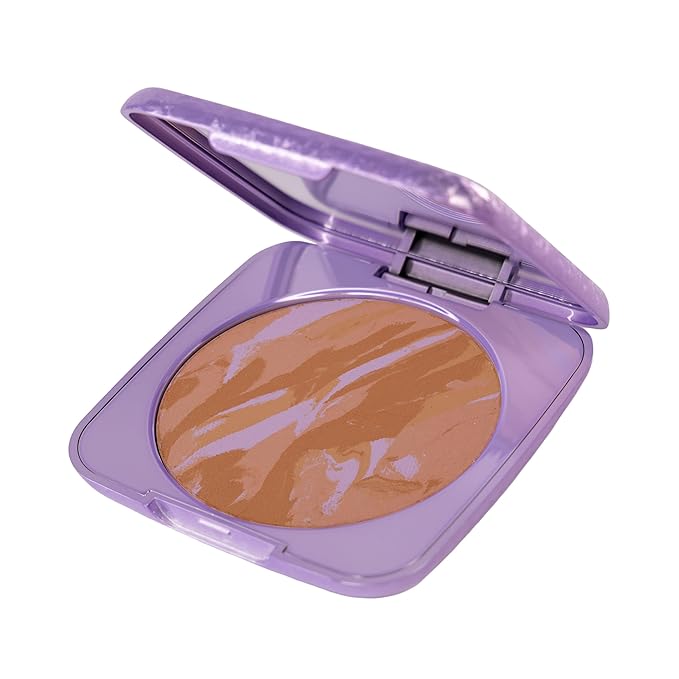Whats Up Beauty - Cheeque Terre Bronzer - Shade 20 Medium Clean Cruelty Free Vegan Natural Made in Italy Niacinamide Hyaluronic Acid Actives Cheek Makeup