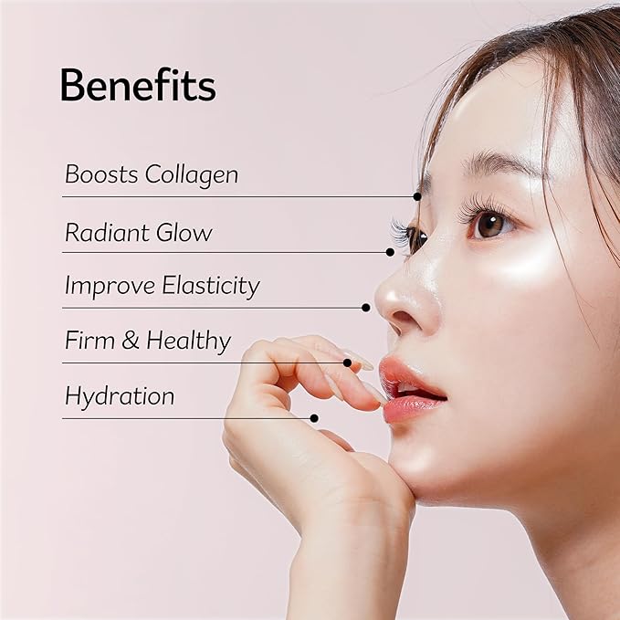 PESTLO Baby Collagen Glow Mask - Korean Peel Off Facial Mask Infused with Reallagen/T3 Vegan Collagen, Aginon, Volufiline for Hydrating, Firming, Glow, Glass Skin | Optional Overnight Use, 2.36 fl.oz