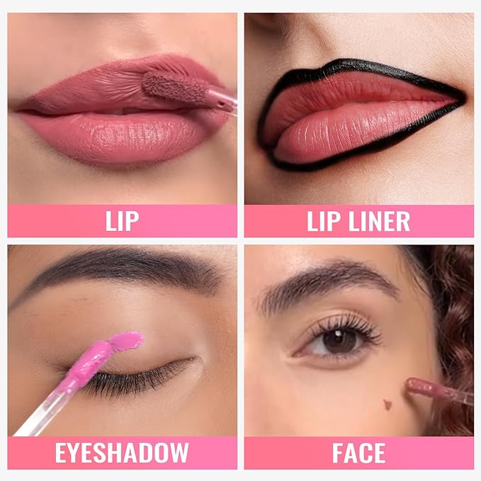 Oulac Brown Lipstick Matte for Women Long Lasting Lip Stain, Smudgeproof Liquid Lipsticks Waterproof, Transferproof, Vegan & Cruelty-Free Lip Color M27 Chocolate Brown