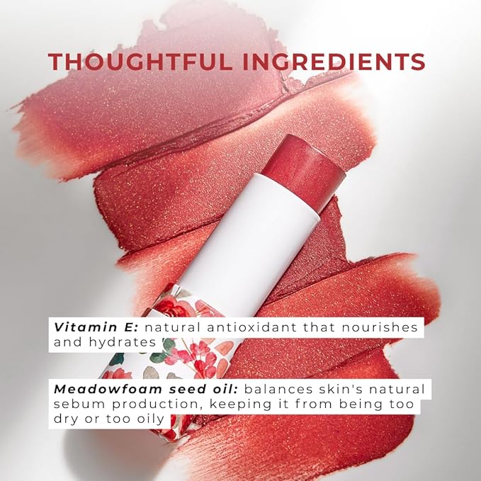 Honeybee Gardens Color Within Reach MultiStick, Virtue, Bronze Guava Golden Shimmer, Multipurpose Makeup, Natural Glow, Easy Application, Vegan, Cruelty-Free, Net Wt. 0.2 oz