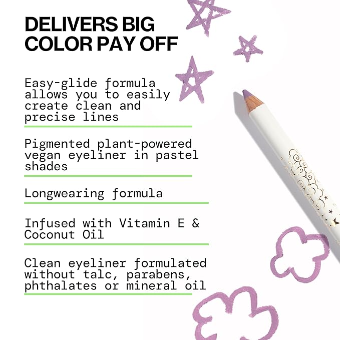 Pacifica, Eyeliner Longwear Lilac, 0.038 Ounce