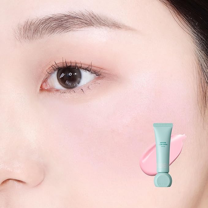 nuse Mousse Care Cheek Handy - Liquid Blush for Cheeks | Soft Color, Glowy Finish, Buildable & Watercolor Effect Blush for Natural Look | Vegan Makeup (02 Fairy Blush)