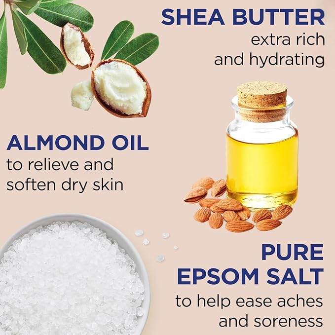 Dr Teal's Holiday Edition Pure Epsom Salt Gift Set, 3 Pack with Eucalyptus Spearmint, Restorative Minerals, Shea Butter, 14 oz Each with Body Lotion Sample