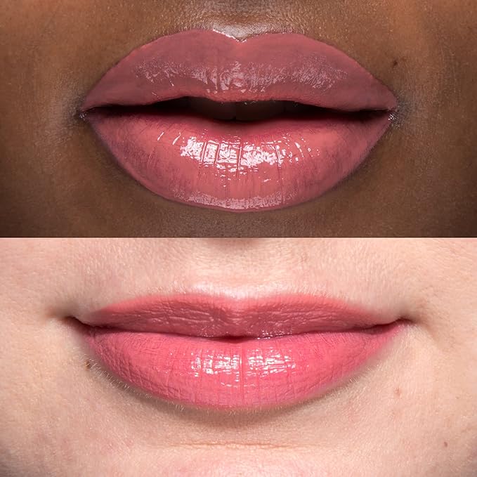 100% PURE Pomegranate Oil Anti-Aging Lipstick Long Lasting, Vibrant Makeup - Moisturizing Cocoa Butter Satin Finish - Vegan Fruit Pigmented Bee Balm Color (Warm Deep Peachy Pink) - 0.15 oz