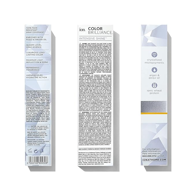 ion Medium Golden Mahogany Blonde Permanent Creme Hair Color, 7WR, Paraphenylenediamine Free, 100% Gray Coverage, Vegan and Cruelty Free