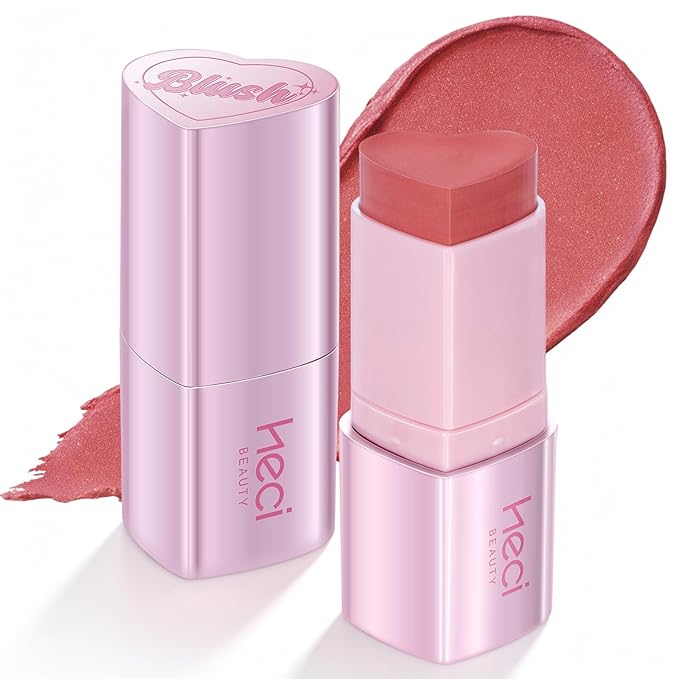 Cream Blush Stick - Multi-Use Makeup for Cheeks & Eyes, Lightweight & Blendable Formula, Satin Glow Finish, Hydrating Cream Blush for All Skin, Long Lasting Wear, ROSEWOOD, 0.25 oz
