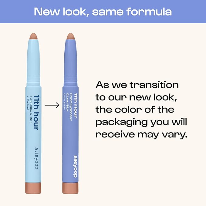 ALLEYOOP 11th Hour Waterproof Cream Eyeshadow Stick – Long-Lasting Eye Shadow Pencil & Eyeliner, Cream to Powder Stick & Highlighter – Smudge-Proof Eyeshadow Matte, Dark Chocolate Matte