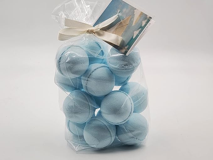 Spa Pure Cool Water Bath: Bath Bomb Fizzies Ultra Moisturizing with Shea Butter, Great for Dry Skin, Bath Bombs for Men (14 Count) Pack of 1