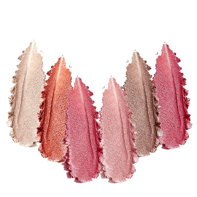 6-Color Shimmer Matte Eyeshadow Palette, Neutral Nude Diamond Sparkle Shades, Highly Pigmented Blendable Waterproof Long-Lasting Eye Makeup, Silky Smooth Pearl Finish, Ideal for Friends-A08