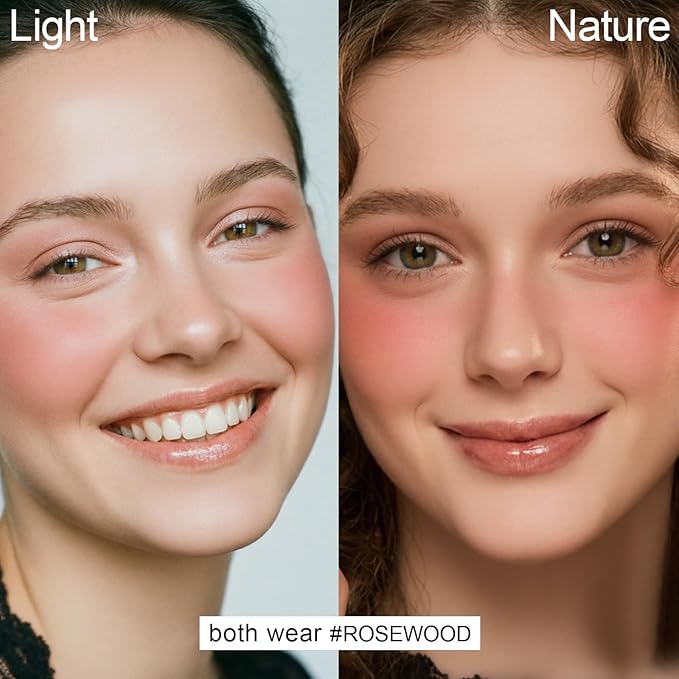 Cream Blush Stick - Multi-Use Makeup for Cheeks & Eyes, Lightweight & Blendable Formula, Satin Glow Finish, Hydrating Cream Blush for All Skin, Long Lasting Wear, ROSEWOOD, 0.25 oz