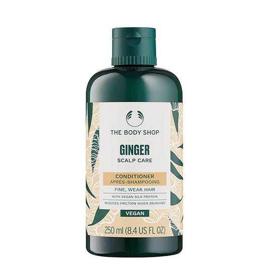 The Body Shop Ginger Scalp Care Conditioner (Vegan), Green, 8.4 Fl Oz