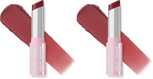 wet n wild Soft Blur Matte Lipstick | I'm Shy (Pack of 2)
