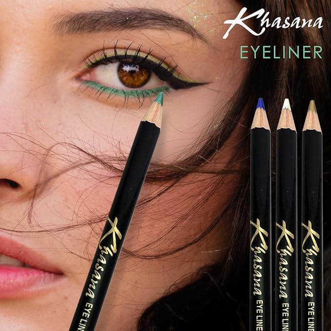 Eyeliner Pencil, Glide On, Waterproof, Ultra Smooth & Creamy Application, Long-Lasting, Matte Finish Versatility, Smudge-Proof, Ophthalmologist Tested, Cruelty Free & Vegan, #17 Green Wood