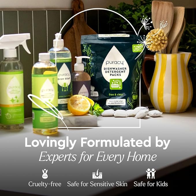 Puracy Body Wash - Natural Body Wash for Women, Men, Kids - Pure Plant Ingredients, Moisturizing Shower Gel, Body Soap for Dry Sensitive Skin, Gently Scented (Coconut Vanilla, 48 oz/1420 ml Refill)