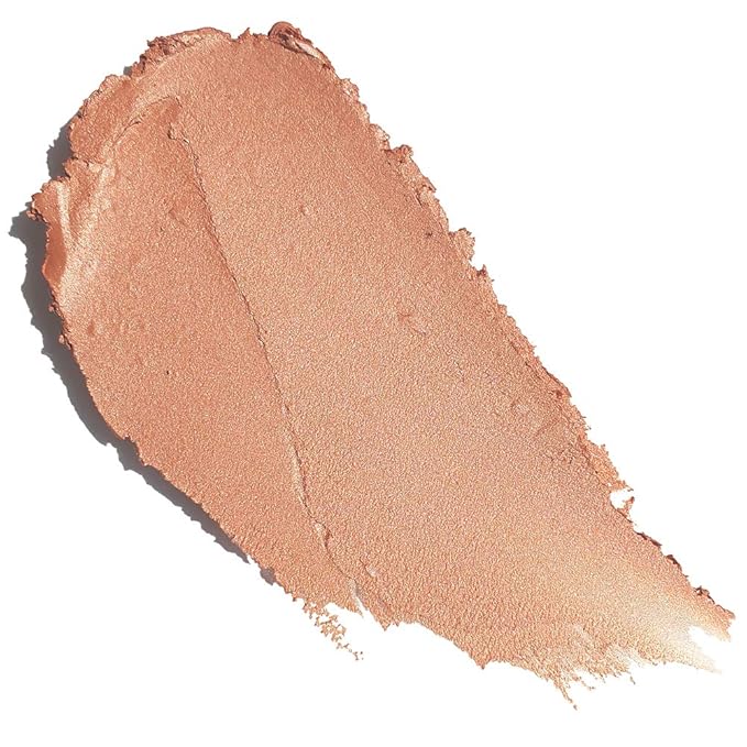 MODE Glide & Glow 3 in 1 Highlighter Creamy Color Makeup Blush Stick, Long Wear Glowing Radiance Eyes, Cheeks, Lips, Nourishing Natural Skincare, Vegan – GLIMMER – Lustrous Light Golden Peach .15 oz
