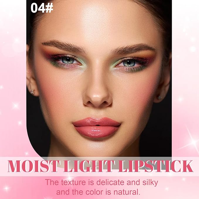 Honey Tinted Lip Stain Lip Gloss, Sheer Hydrating Lip Balm, Moisturizing Lip Color for All Skin Tones, Nourishing Lipstick with a Hint of Natural Black Cherry Tint (A04)