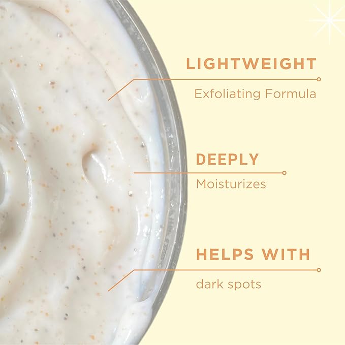 Petal Fresh Pure Brightening Mango & Almond Oil Body Scrub, AHAs for Gentle Exfoliation, Even Tone & Radiant Glow, Vegan and Cruelty Free, 16 oz – MADE IN USA