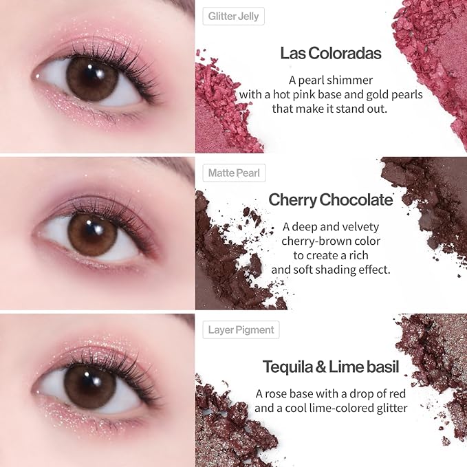 UNLEASHIA Glitterpedia Eye Palette NO.5 All of Dusty Rose