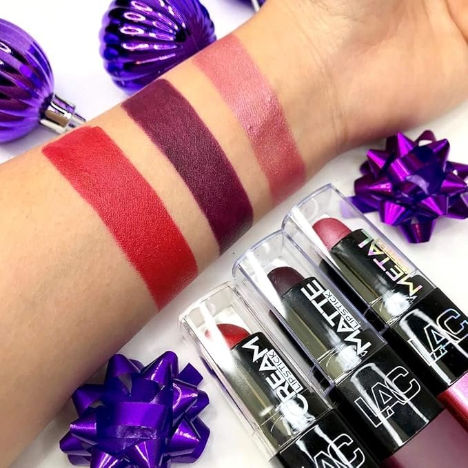 L.A. COLORS Matte Lipstick, Venom CML474 (Pack of 2)