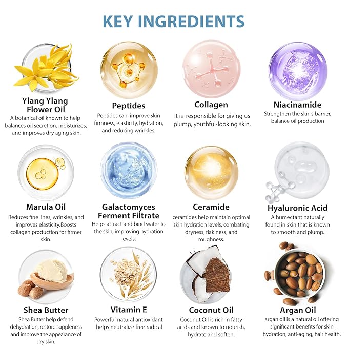 55 Pcs Valentines Day Gifts for Women, Face Sheet Masks Hydrating Skin Care, Overnight Hydrogel Mask, Under Eye Patches, Gel Lip Mask, Face Serum, Christmas, Mother's Day, Birthday, Mom