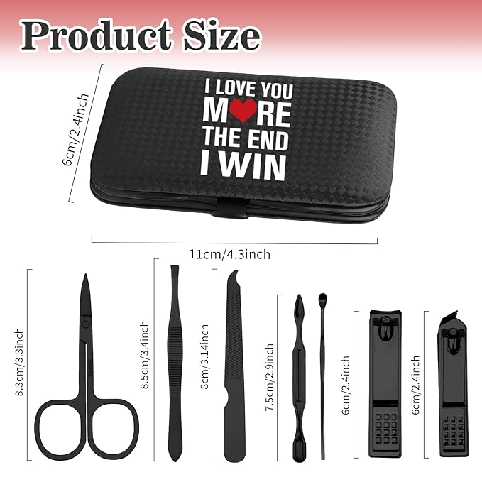 Valentines Couple Gifts,Christmas Couples Unique Gifts for Him Her Meaningful Presents from Boyfriend Girlfriend Valentines Day Birthday Gift Stocking Stuffers,Nail Clippers Manicure Kit for Women Men