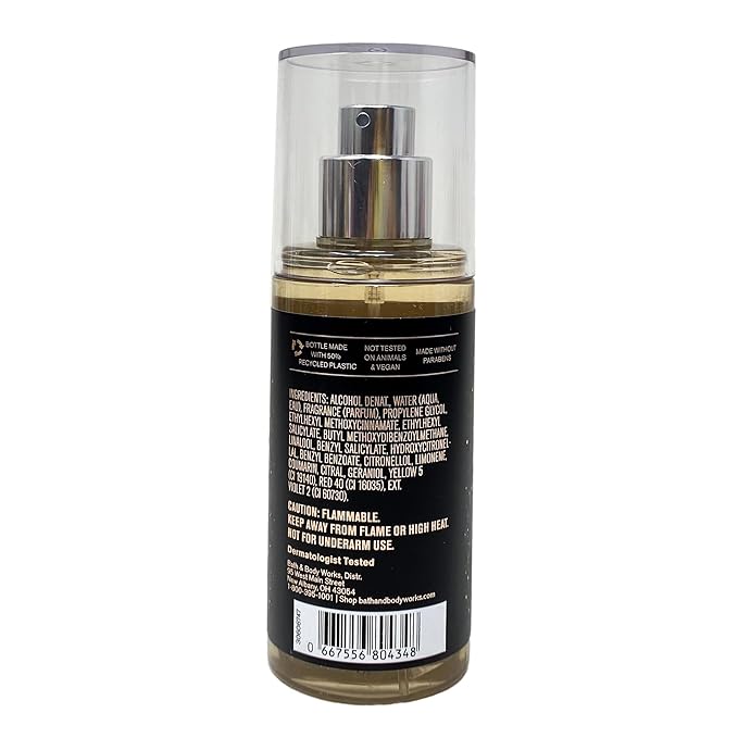 Bath & Body Works Into The Night 3 Piece Mini Fragrance Mist Bundle with a Natural Oats Sample Soap - Travel Size