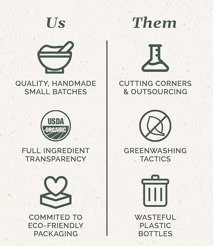 Chagrin Valley Soap & Salve Neem & Tea Tree Organic Soap & Shampoo Bar – Soothe Dry, Itchy, Irritated Skin - Sulfate Free For Body & Hair Vegan Shampoo Natural, Large 5.6 oz Bar