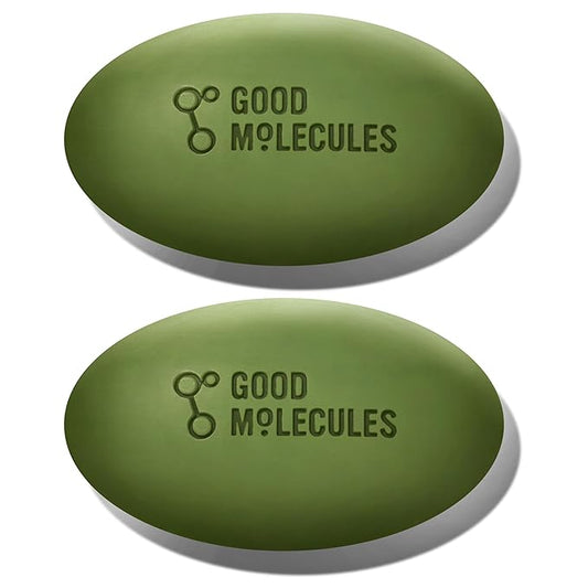 Good Molecules Brightening & Dark Spots Bar Pack 2 – 85 g / 3 oz Each | Soap Free Face & Body Cleansing Bar with Tranexamic Acid, Kojic Acid & Niacinamide