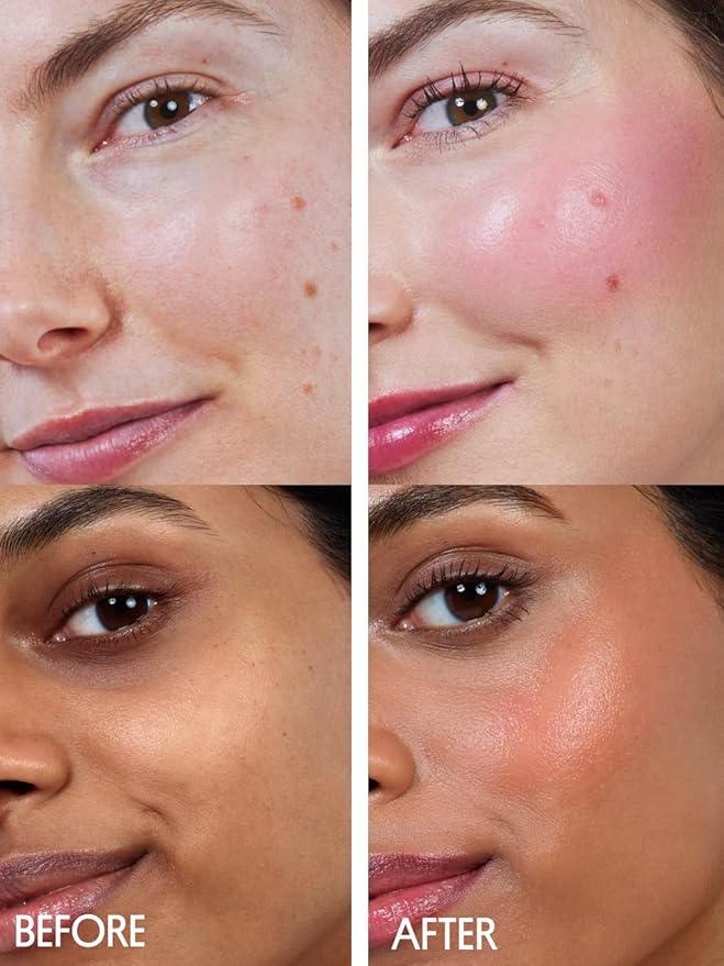 Winky Lux pH Cheeky Glaze Liquid Blush, Color Changing Dewy Flush, Buildable Tint, Hydrating with Vitamin E, pH Reactive for a Soft Natural Pink, Rosy Glow, Clean Beauty, Cruelty-Free, Vegan