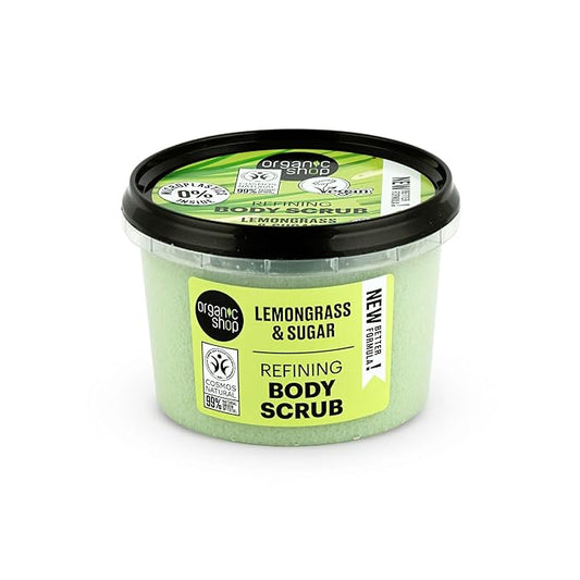 Organic Shop Body Scrub Natural Provence Lemongrass and Sugar 250ml