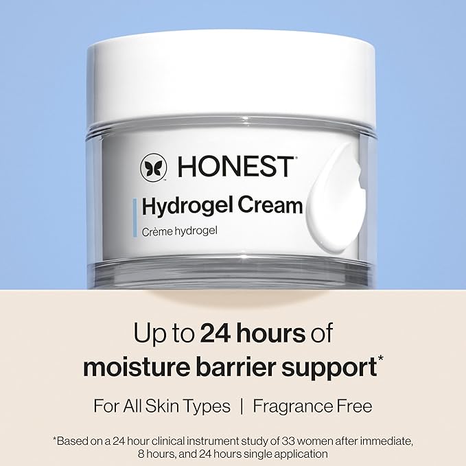 Honest Beauty Refill Pod for Full Size Hydrogel Cream, Lightweight and Moisturizing Water Cream, Gentle Sensitive Skin, Fragrance-Free, Vegan, 1.7 fl oz