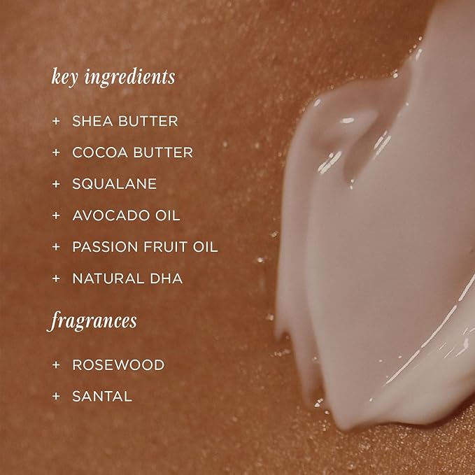 + Lux Unfiltered N°32 Summer Skin Classic Gradual Self Tanner, Hydrating Self Tanning Lotion with Shea Butter & Squalane - Non-Sticky, No Transfer, Natural-Looking - Vegan Sunless Tanner - Santal