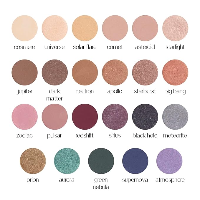 BaeBlu Hypoallergenic Eyeshadow Organic 100% Natural Finely Pressed Velvety Smooth Powder, Made in USA, Starlight